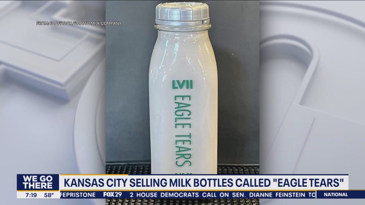 Kansas City selling milk labeled as 'Eagles tears'